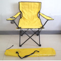 Popular hot sell outdoor yellow folding chair